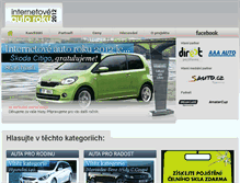 Tablet Screenshot of internetove-auto-roku-2012.autoweb.cz